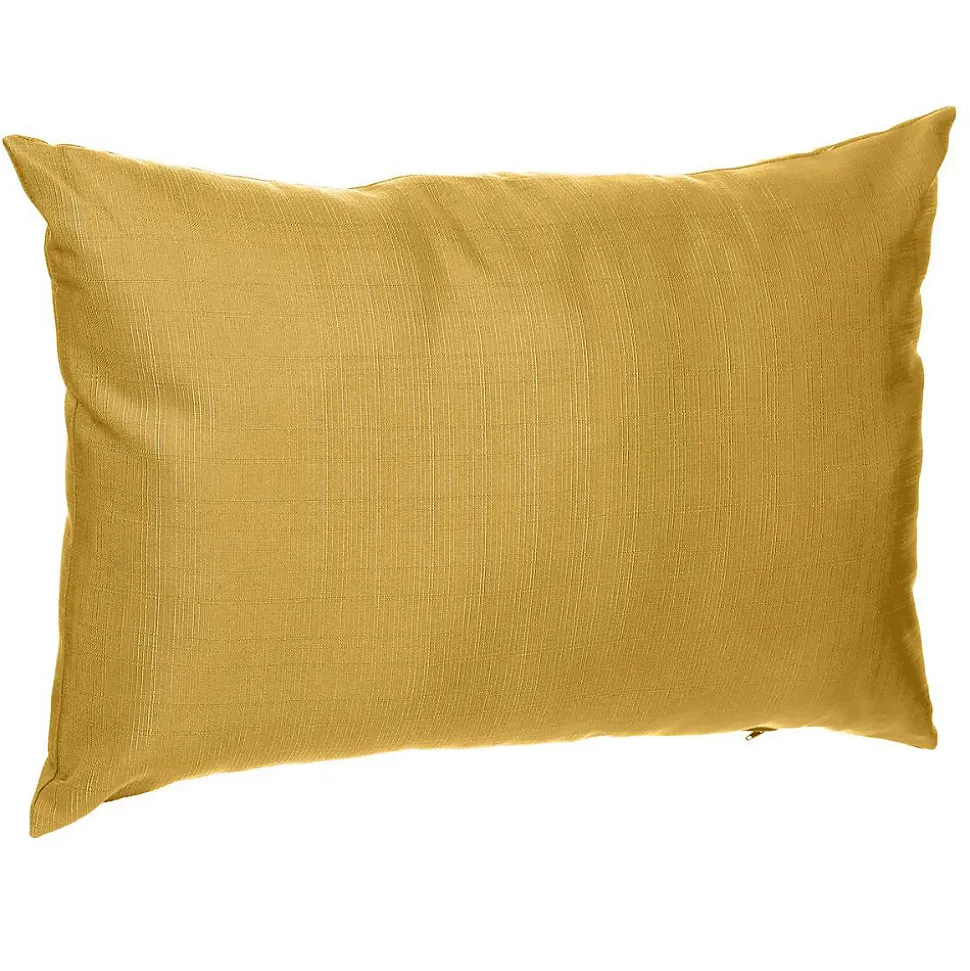 Coussin déco d'extérieur Korai Jaune moutarde 50x30 cm - Hespéride