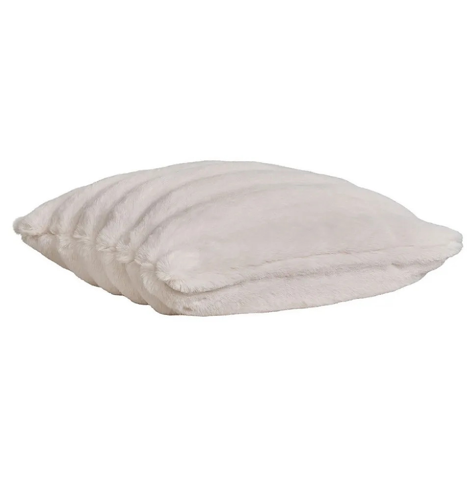 Coussin Décoratif Galena, Blanc, Polyester, 1x45x45 cm, Seven Design