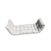 Coussin de banc gris L.120 x l.42 x ep.4 cm Ornami