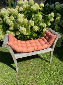 Coussin de banc terracotta L.120 x l.42 x ep.4 cm Ornami