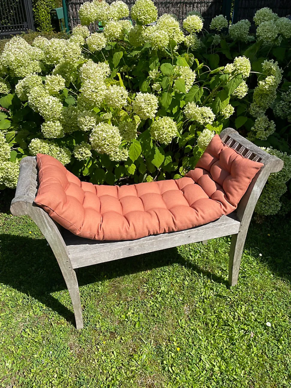 Coussin de banc terracotta L.120 x l.42 x ep.4 cm Ornami