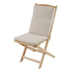 Coussin de chaise extérieur assise et dossier MINORQUE (40x90 cm - Beige)