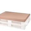 Coussin de palette 120x40x10cm assise, coussin de palette Beige, coussin de mobilier de jardin, coussin de jardin