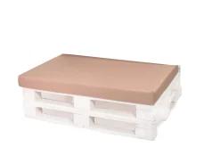 Coussin de palette 120x50x10cm assise, coussin de palette Beige, coussin de mobilier de jardin, coussin de jardin