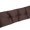 Coussin de palette 120x40cm Coussin d'assise coussin de jardin confortable Coussin de jardin Coussin de palette Marron