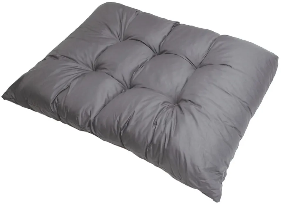 Coussin de palette 120x50cm coussin d'assise coussin de jardin confortable coussin de jardin Coussin de palette Gris