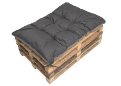 Coussin de palette 120x50cm, coussins de banc Anthracite, coussin extérieur/intérieur coussins de sol confortables