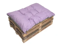 Coussin de palette 120x80cm, coussins de banc Violet, coussin extérieur/intérieur coussins de sol confortables