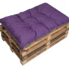 Coussin de palette 120x60cm, coussins de banc Violet, coussin extérieur/intérieur coussins de sol confortables