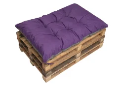 Coussin de palette 120x60cm, coussins de banc Violet, coussin extérieur/intérieur coussins de sol confortables