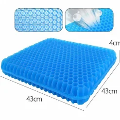 Coussin de siège en gel Bleu Herzberg HG03220-BLU