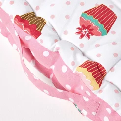 Coussin de sol - cupcakes - 50 x 50 cm - HOMESCAPES