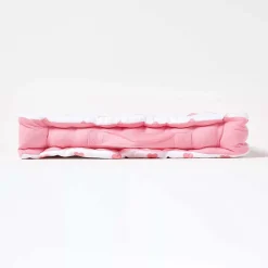Coussin de sol - cœur rose - 40 x 40 cm - HOMESCAPES