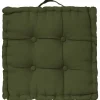 Coussin de sol - kaki 40x40 cm - Atmosphera
