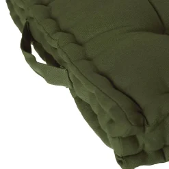 Coussin de sol - kaki 40x40 cm - Atmosphera