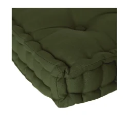 Coussin de sol 40 x 40 cm Horizon uni kaki