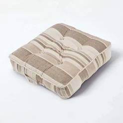 Coussin de sol beige - morocco - HOMESCAPES