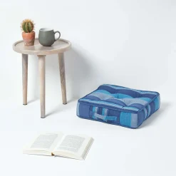 Coussin de sol bleu - morocco - HOMESCAPES
