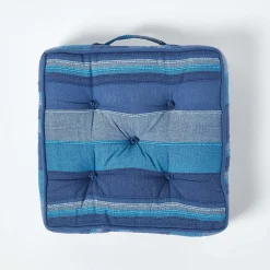 Coussin de sol bleu - morocco - HOMESCAPES