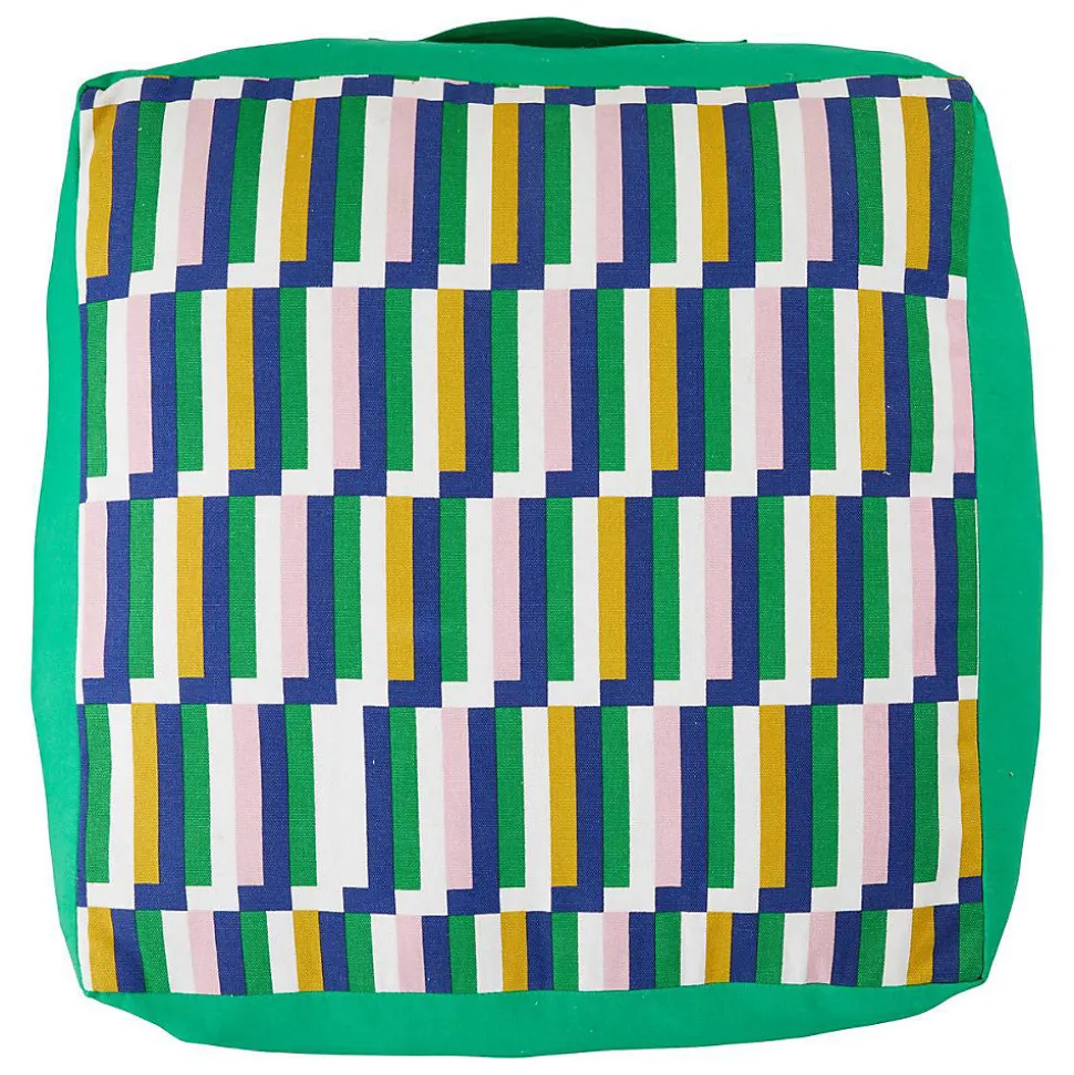 Coussin de sol Disso vert 48x48cm - Atmosphera