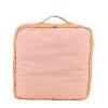 Coussin de sol en tissu et jute 40x40cm