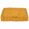 Coussin de sol enfant Berlingot - coton - jaune ocre - 40x40 cm - Atmosphera
