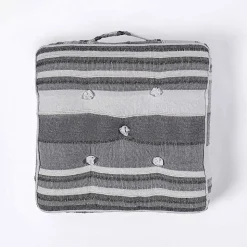 Coussin de sol gris - morocco - HOMESCAPES