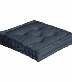 Coussin de sol gris anthracite - 50x50cm - Gris anthracite