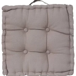 Coussin de sol gris 40x40 cm - Atmosphera