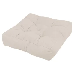 Coussin de sol Hiva beige L.50 x l.50 x ep.10cm GoodHome