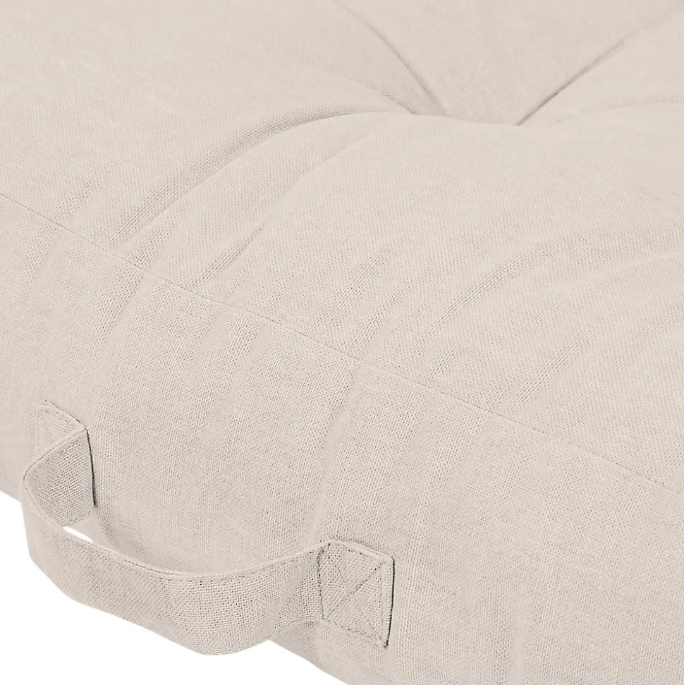 Coussin de sol Hiva beige L.50 x l.50 x ep.10cm GoodHome