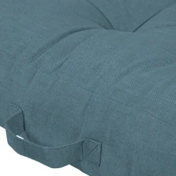 Coussin de sol Hiva bleu L.50 x l.50 x ep.10cm GoodHome