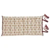 Coussin de sol Ikat jacquard lin 60x120cm - Atmosphera