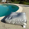 Coussin de sol inter / exter (71x71x35 cm - Gris clair)