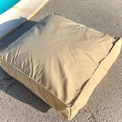 Coussin de sol inter / exter (71x71x35 cm - Beige)