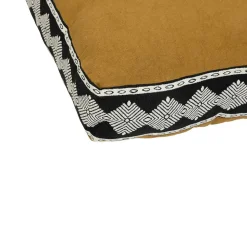 Coussin de sol Inuit dreams jaune ocre 48x14cm - Atmosphera