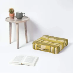 Coussin de sol jaune - morocco - HOMESCAPES