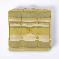 Coussin de sol jaune - morocco - HOMESCAPES