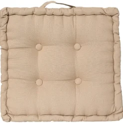 Coussin de sol lin 40x40 cm - Atmosphera