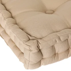 Coussin de sol lin 40x40 cm - Atmosphera