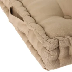 Coussin de sol lin 40x40 cm - Atmosphera