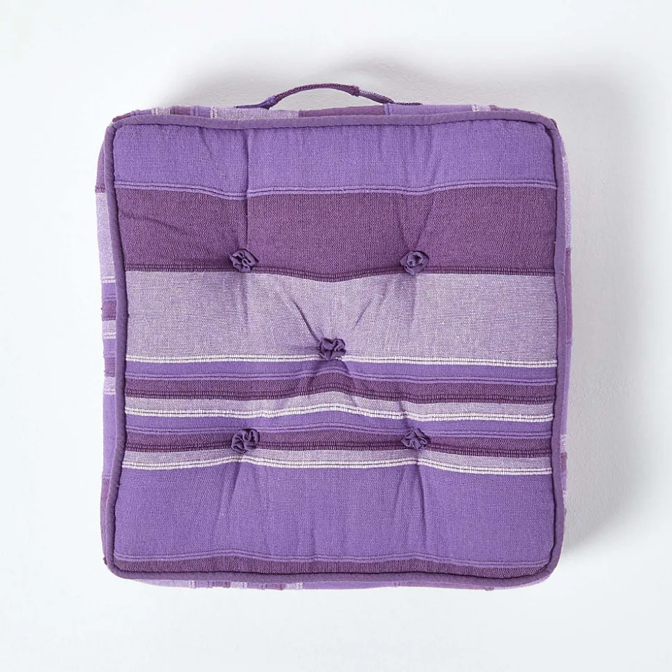 Coussin de sol mauve - morocco - HOMESCAPES