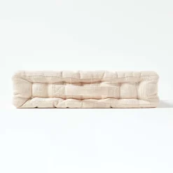 Coussin de sol naturel - rajput tissé main - HOMESCAPES