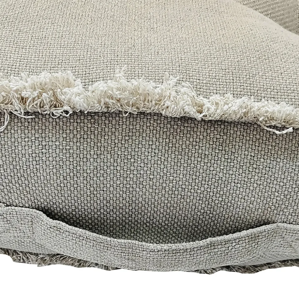Coussin de sol Ornami L.65 x l.65 cm natte gris