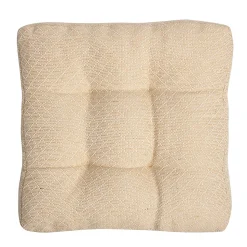Coussin de sol sawyer naturel L.50 x l.50 cm