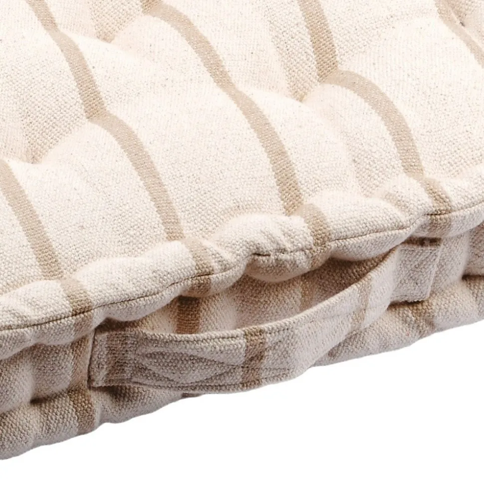 Coussin de sol 45x45 cm St Trop lin coton
