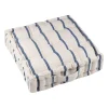 Coussin de sol 45x45 cm St Trop marine coton