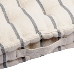 Coussin de sol 45x45 cm St Trop anthracite coton