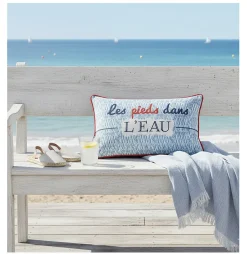 Coussin dehousable Les Pieds dans l eau