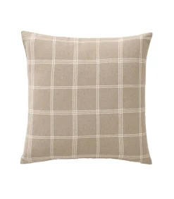 Coussin déhoussable EVEREST 45x45 cm - Tissu tissé - Coloris Sable - 45x45cm - Sable